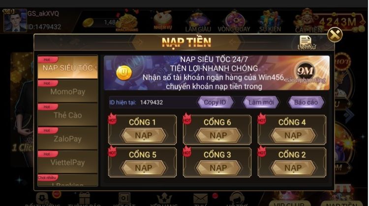nap-tien-456win-thanh-cong